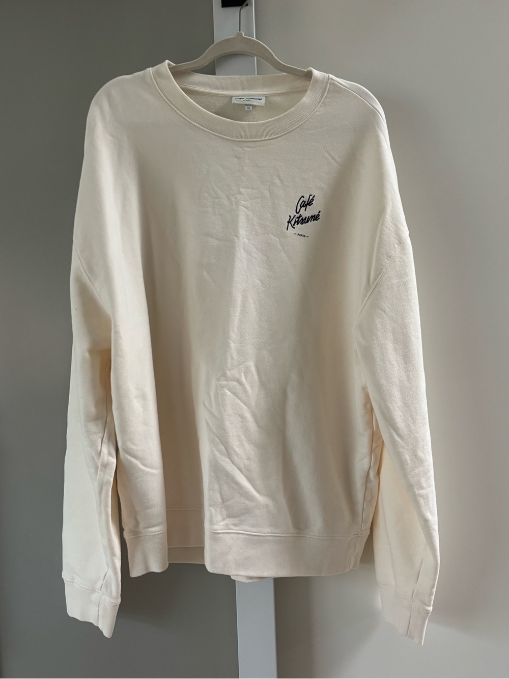 Cream Crewneck Sweatshirt - Women's